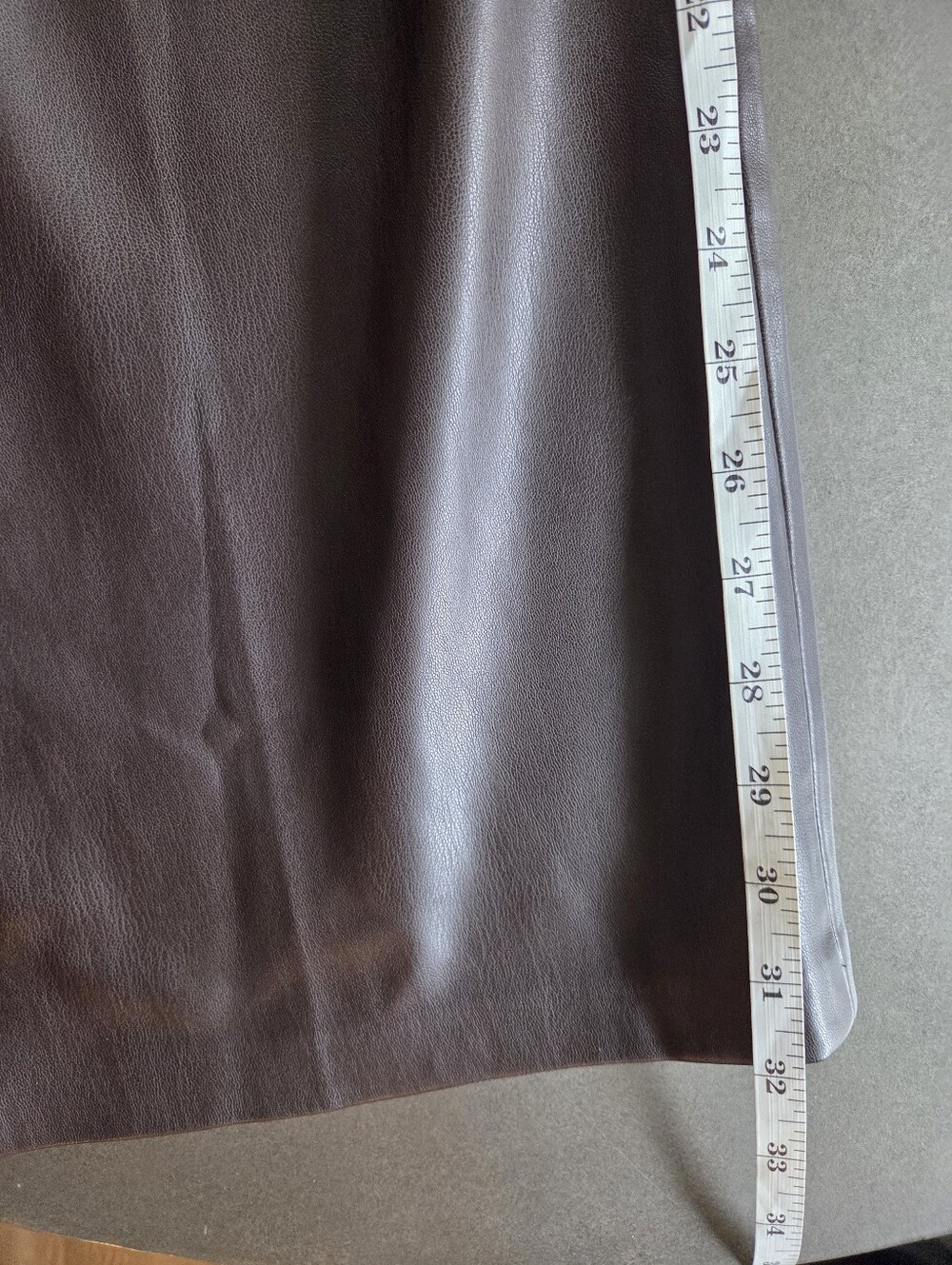Mango Mng Womens Brown Riga Faux Leather Wide Leg Pants Size 6 NWT Office Fall - Picture 11 of 11